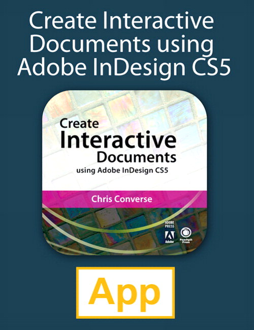 Create Interactive Documents using Adobe InDesign CS5, iPad App