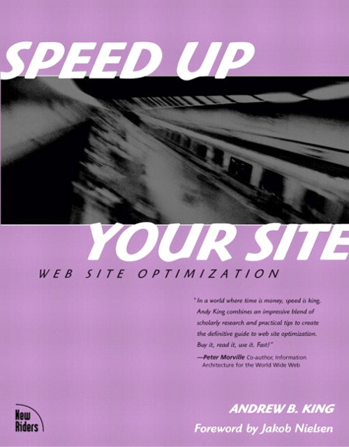 Speed Up Your Site: Web Site Optimization