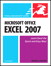 Microsoft Office Excel 2007 for Windows: Visual QuickStart Guide