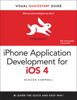iPhone Application Development for iOS 4: Visual QuickStart Guide