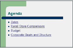 agenda slide