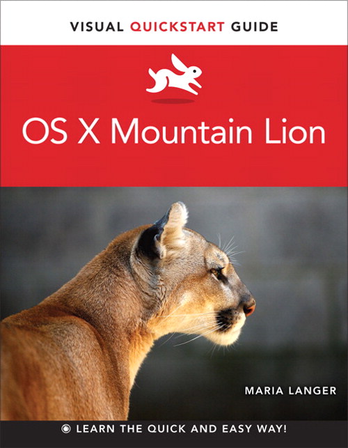 OS X Mountain Lion Visual QuickStart Guide Peachpit