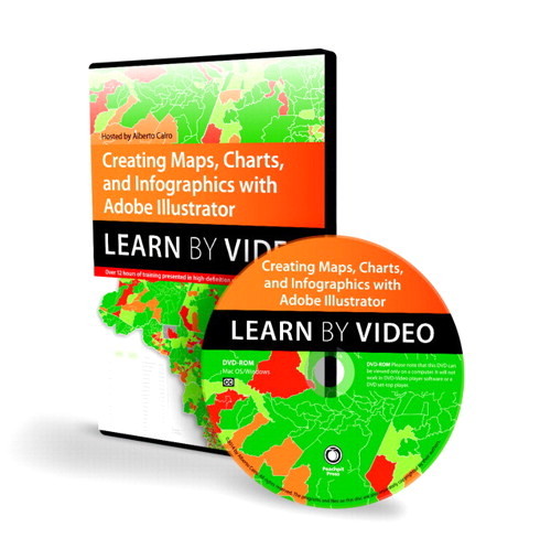 Creating Maps, Charts, and Infographics with Adobe Illustrator: Learn by Video