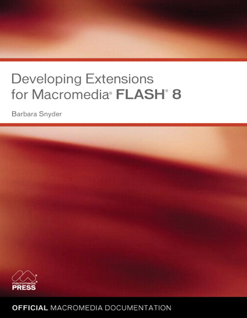 Developing Extensions for Macromedia Flash 8
