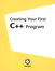 Creating Your First C++ Program