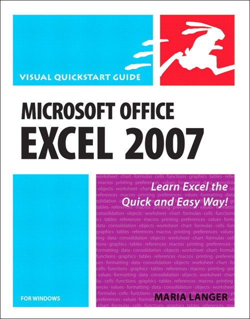 Microsoft Office Excel 2007 for Windows: Visual QuickStart Guide | Peachpit