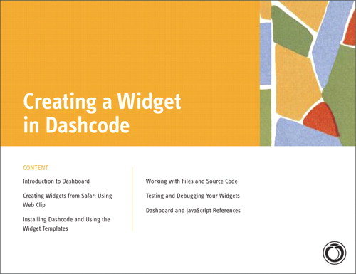 Creating a Widget in Dashcode