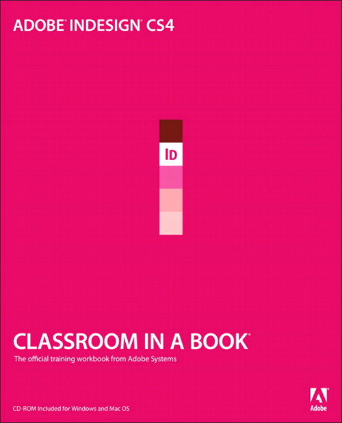 Adobe InDesign CS4 Classroom in a Book