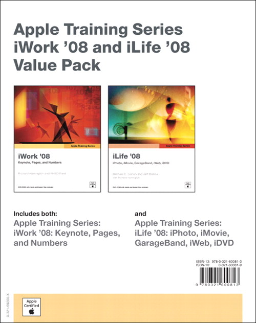 Apple Training Series: iWork 08 and iLife 08 Value Pack