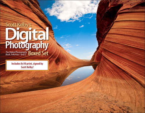 Scott Kelby's Digital Photography Boxed Set, Volumes 1 and 2 (Includes The Digital Photography Book Volume 1, The Digital Photography Book Volume 2, and Limited Signed Print)
