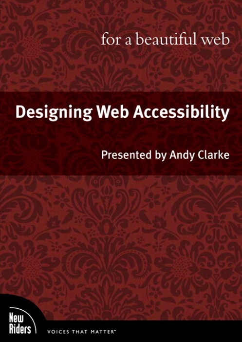 Designing Web Accessibility for a Beautiful Web, Safari Video