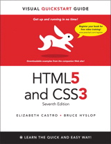 HTML5: Visual QuickStart Guide, 7th Edition