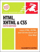 HTML, XHTML, and CSS, Sixth Edition: Visual QuickStart Guide, 6th Edition