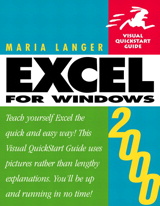 Excel 2000 for Windows: Visual QuickStart Guide