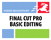 Final Cut Pro Basic Editing: Video QuickStart