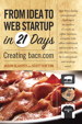 From Idea to Web Start-up in 21 Days: Creating bacn.com
