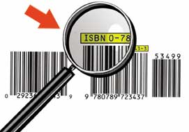 Example of an ISBN on a Product.